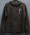Black and white zipped hoodie