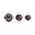 BVLA Round Prongset Cabochon Pushpin End