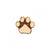 BVLA Flat Dog Paw Pushpin End