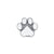 BVLA Flat Dog Paw Pushpin End