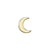 BVLA Tiny Crescent Moon Pushpin End