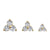BVLA Tri Prong Cluster Pushpin End